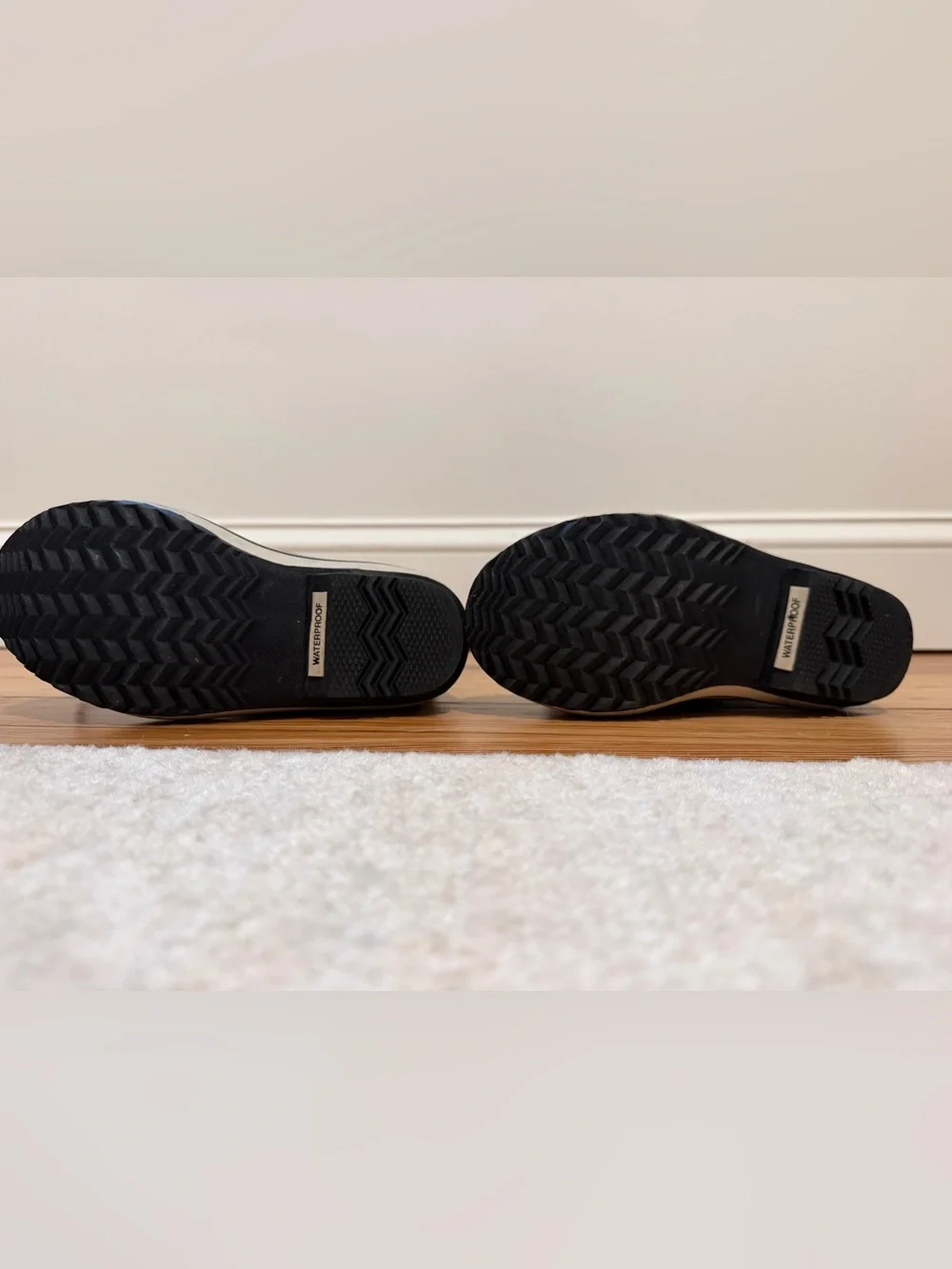 Sorel Black Kids' Snow Boots with Faux Fur